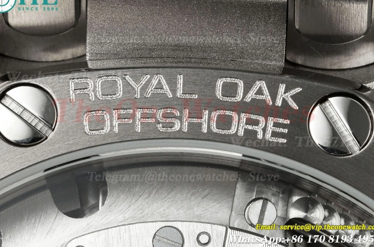 Wht SS APPF Oak RU Offshore A4401 43mm Blue Royal 26420 0303